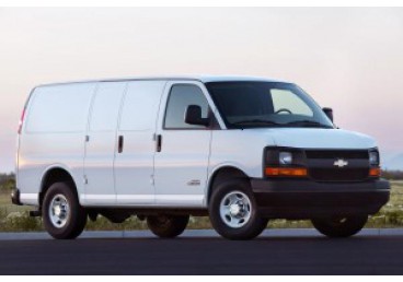 Cargo vans seat two passengers comfortably, and are equipped with an automatic transmission and convenience features such as air conditioning, power steering, AM/FM radio and more.